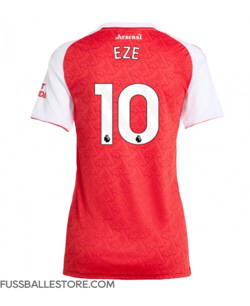 Günstige Arsenal Eberechi Eze #10 Heimtrikot Damen 2025-26 Kurzarm Günstige Arsenal Eberechi Eze #10 Heimtrikot Damen 2025-26 Kurzarm